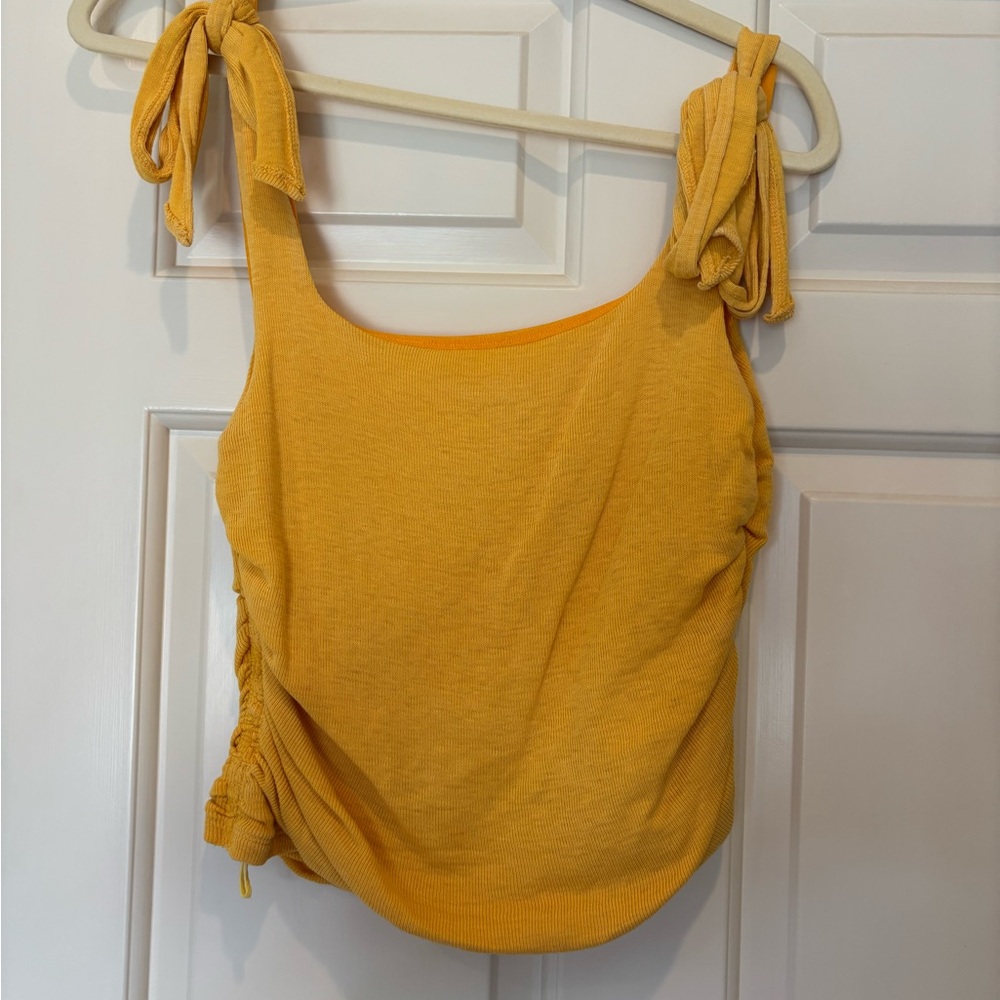 Free People Golden Camisole with Tie Straps